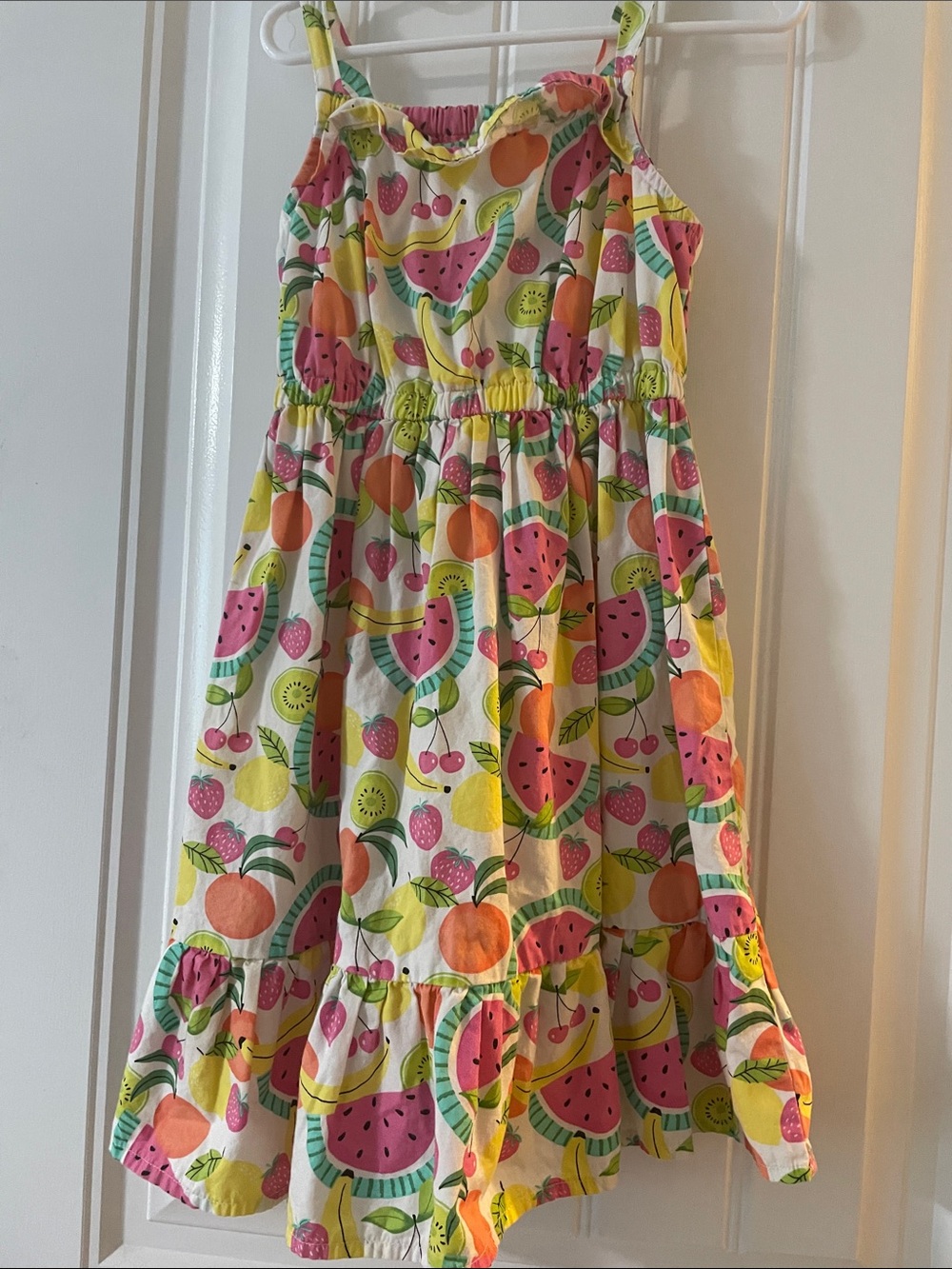 Gymboree cotton summer fruit print dress